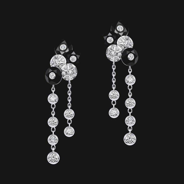 14k Dangling Obsidian Earrings 14k Dangling Obsidian Earrings